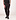Diagonal Raised Fleece Cargo Jogginghose Schwarz