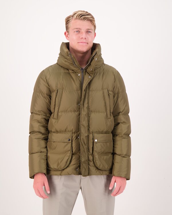 Piumino Bomber Multi Tasche Jas Military