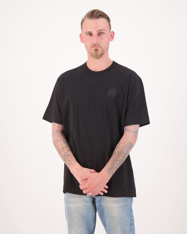 Gladstone Embroidered T-Shirt Zwart