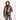Mariah Hooded Down Bomber Jacke Olive