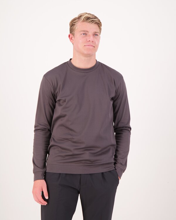 Heavy Supima Sweatshirt Dunkelgrau