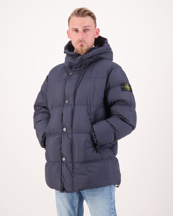 4100012 Crinkle NY Recycled Down Jacke Marine