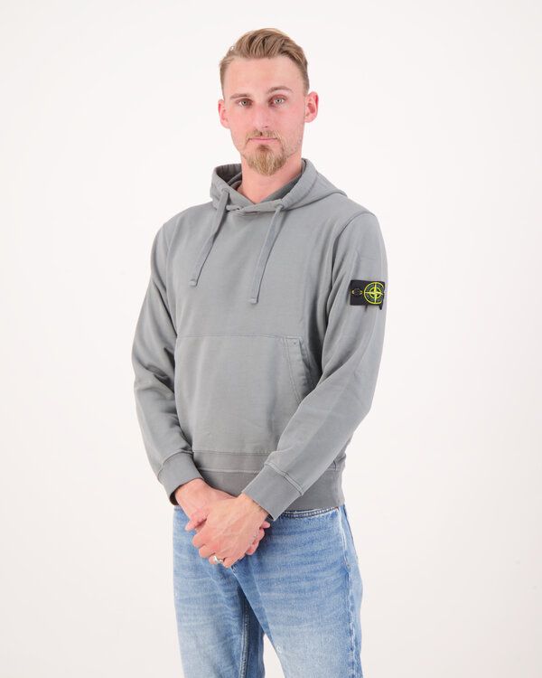 6100062 Fleece Hoodie Grau