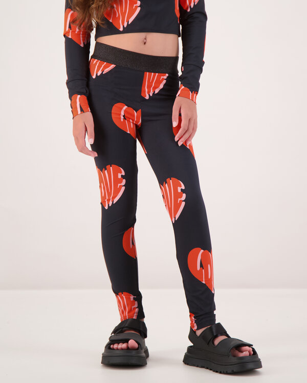 Love Jersey Legging Black