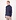 Supima Polo Schiller Collar Langarm Marine