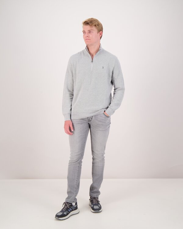 HZ-Long Zip-Up Donkergrijs