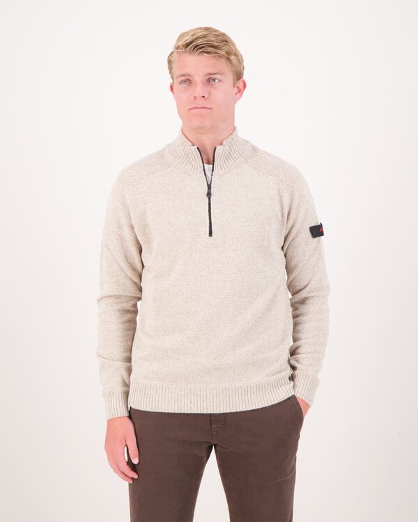 Braille 03 Half-Zip Beige
