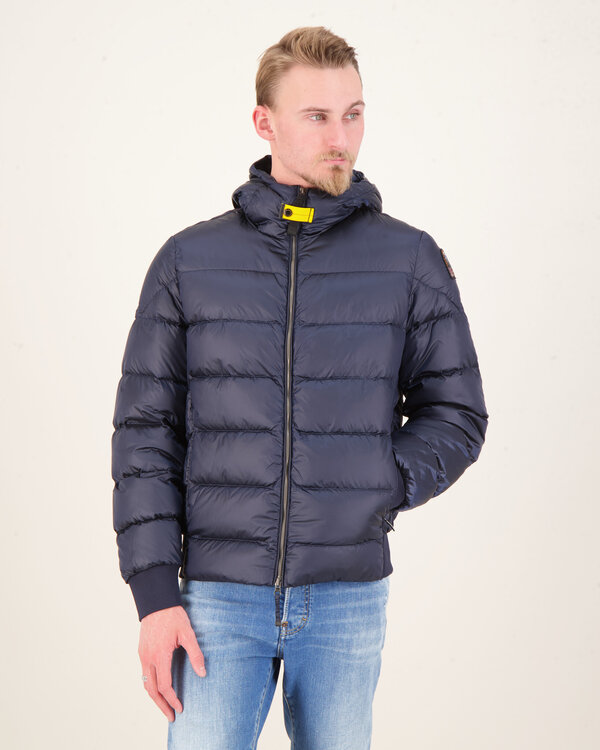 Pharrell Hooded Down Bomber Navy
