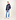 Pharrell Hooded Down Bomber Jacke Dunkel Blau