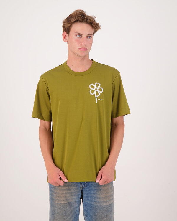 Pedro Embroidery Shirt Army