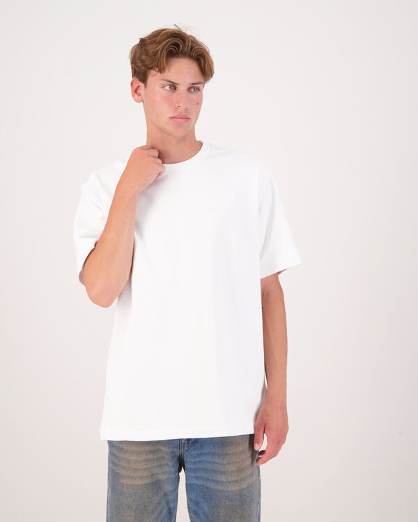Nat SS Logo 3457 Shirt Weiß