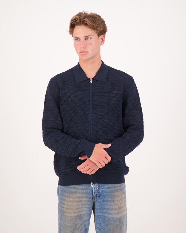 Gustav LS Zip 60016 Weste Marine