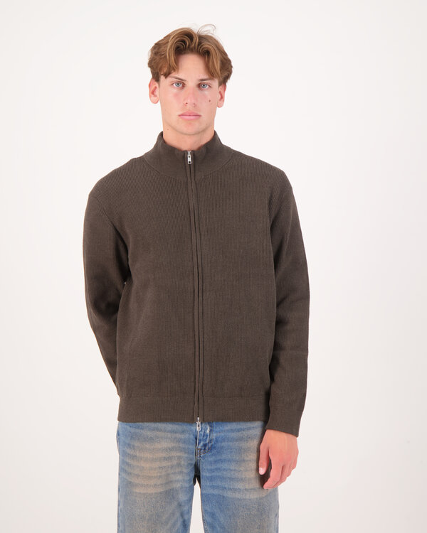 Danny 6429 Strickjacke Dunkelgrün