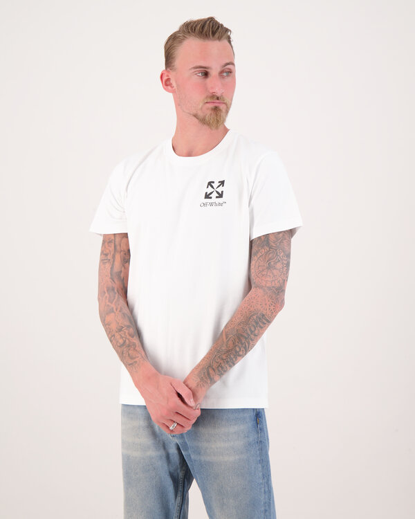 Small Arrow Slim T-shirt Wit