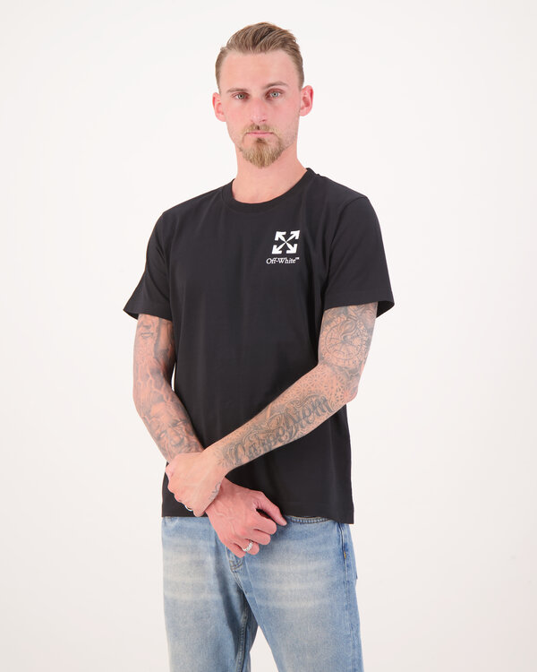 Small Arrow Slim T-shirt Zwart
