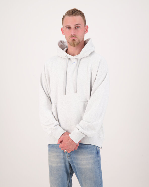 Stencil Arrow Skate Hoodie Grau Melange