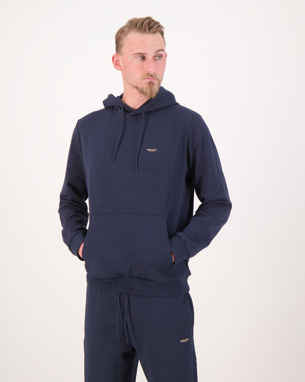 Interlock Logo Hoodie Blauw