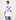 Cloudy Arrow Skate Shirt Weiss