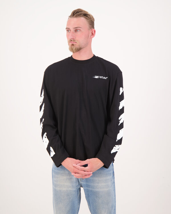 Ink Arrow 90S Skate LS T-shirt Zwart