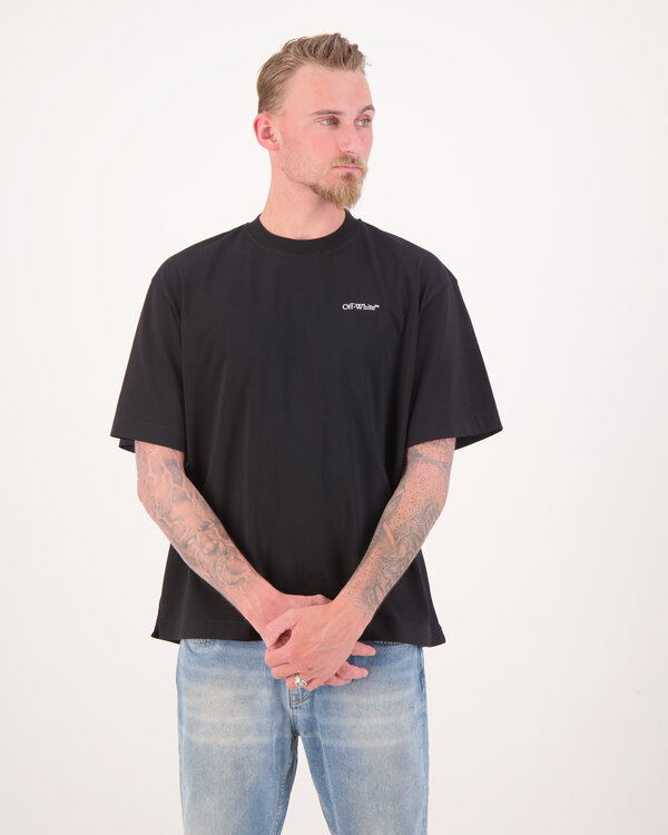 Half Arrow Skate T-Shirt Zwart