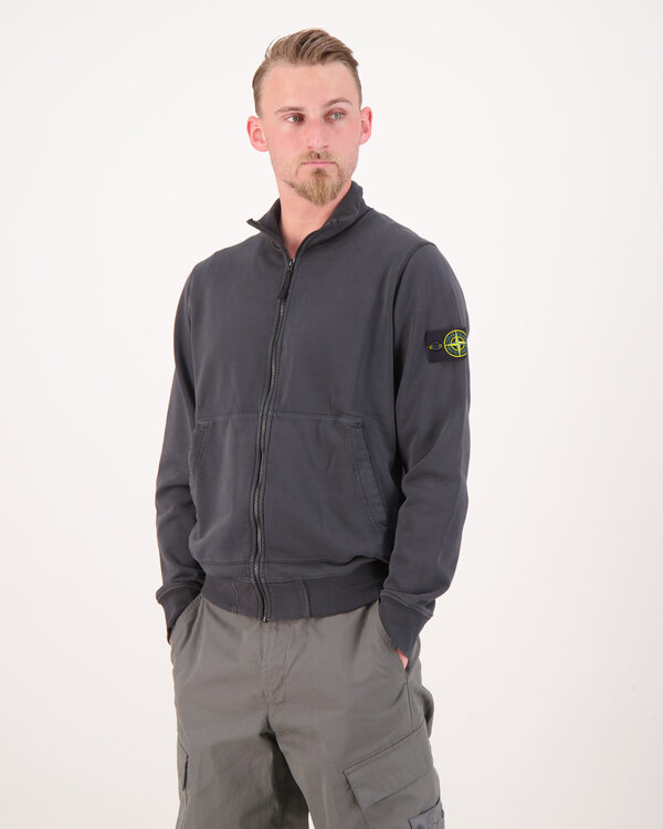6100063 Zip Up Cardigan Charcoal