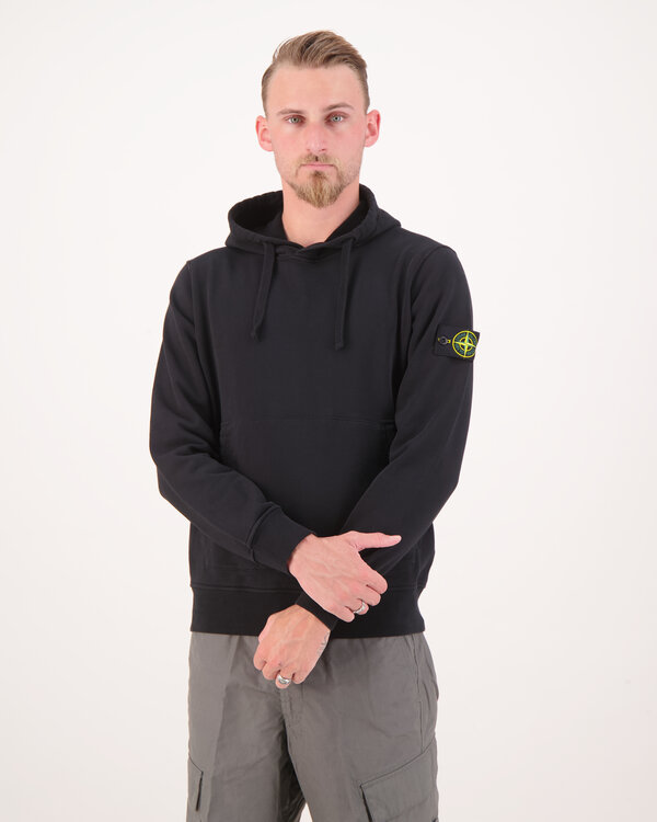 6100062 Fleece Hoodie Zwart