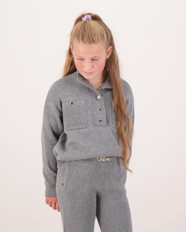 Knitted Sweater Grey