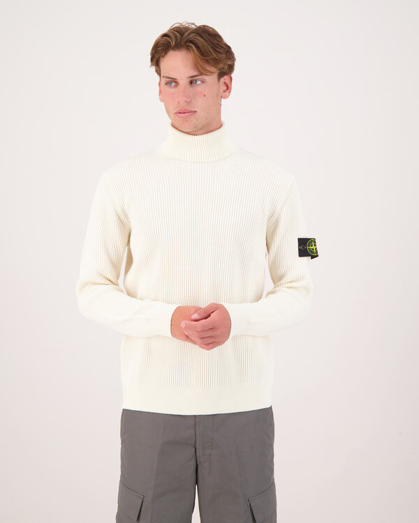 5100052 Full Rib RWS Wool Turtleneck Elfenbein