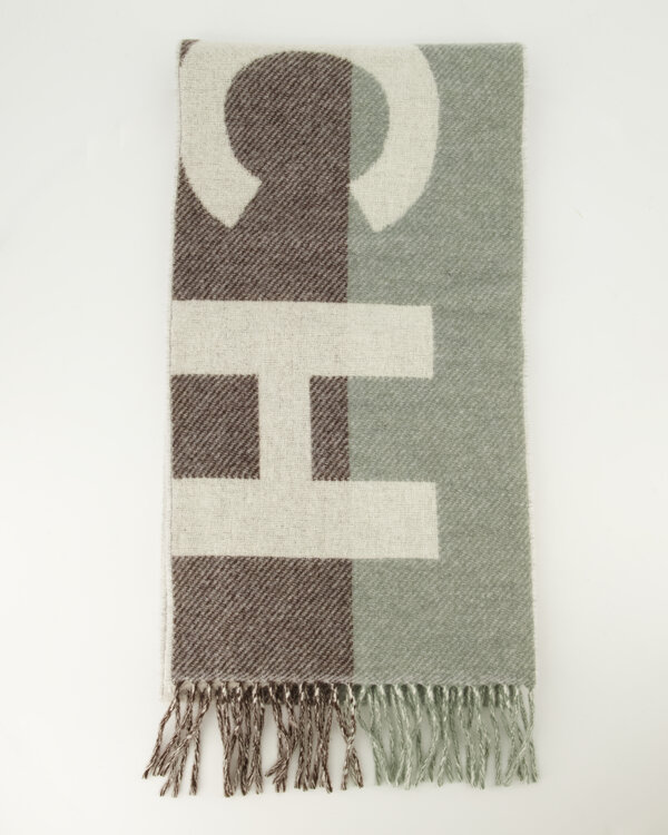 Wool Blend Sjaal Bruin