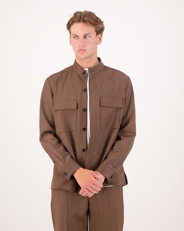 Overshirt Braun