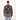 Spray Arr Check Flan Padd Overshirt Donkergrijs