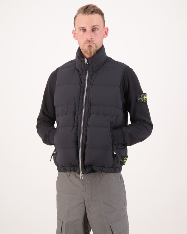 G100007 Seamless Tunnel Nylon Down - TC Bodywarmer Zwart