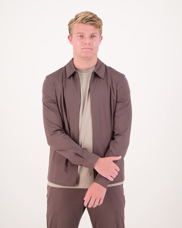 Heavy Supima Overshirt Bruin
