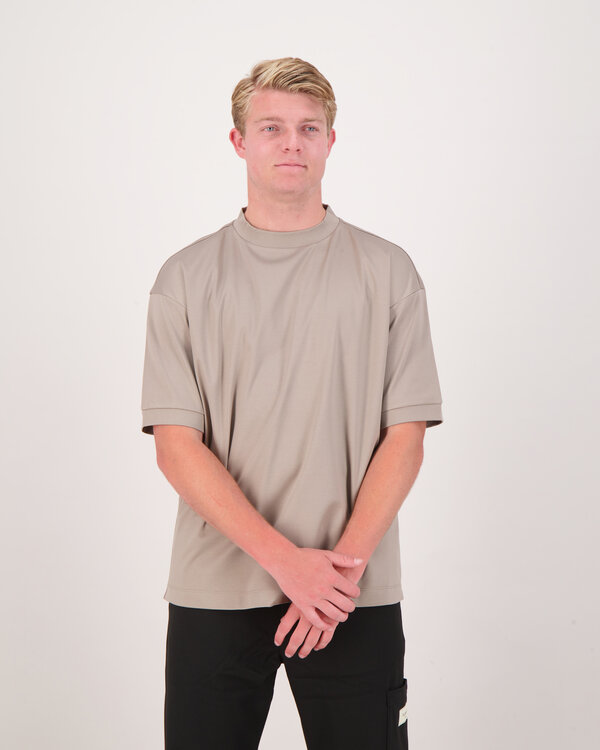 Heavy Supima Oversized T-Shirt Lead Grey