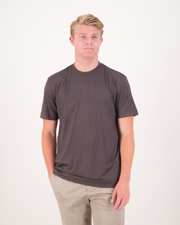 Merino T-Shirt Bruin