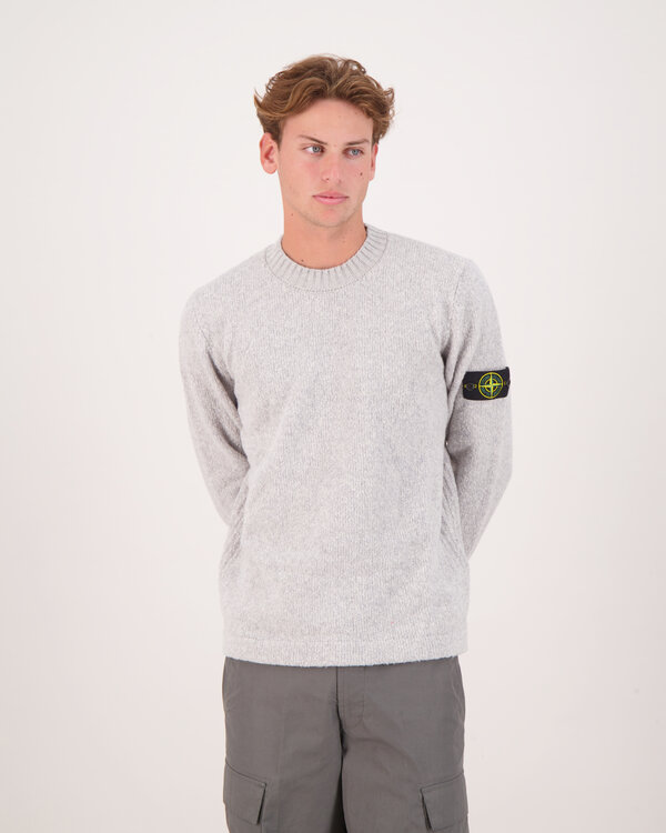 5100056 Fancy Yarn Crewneck Sweatshirt Dunkelgrau