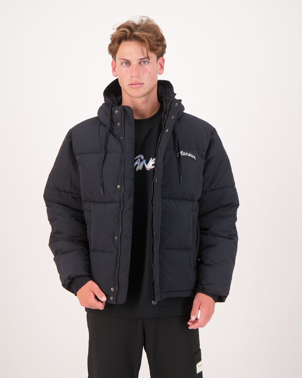 Signature Puffer Jacket Schwarz