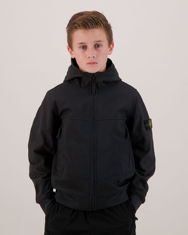 Q100001 Soft Shell Jas Zwart