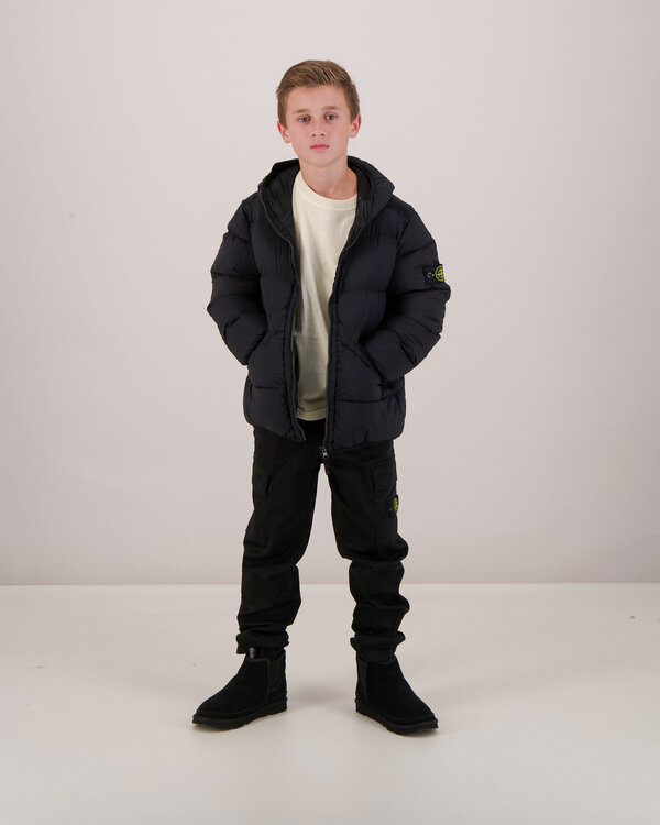 4100017 Short Parka Jacket Zwart