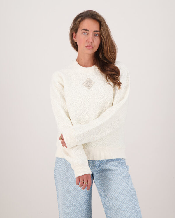 Kaschmir Terry Pullover Offwhite
