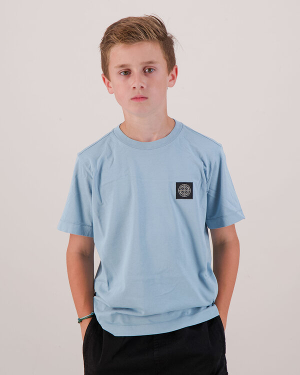 2100002 Light Cotton Jersey T-Shirt Blauw