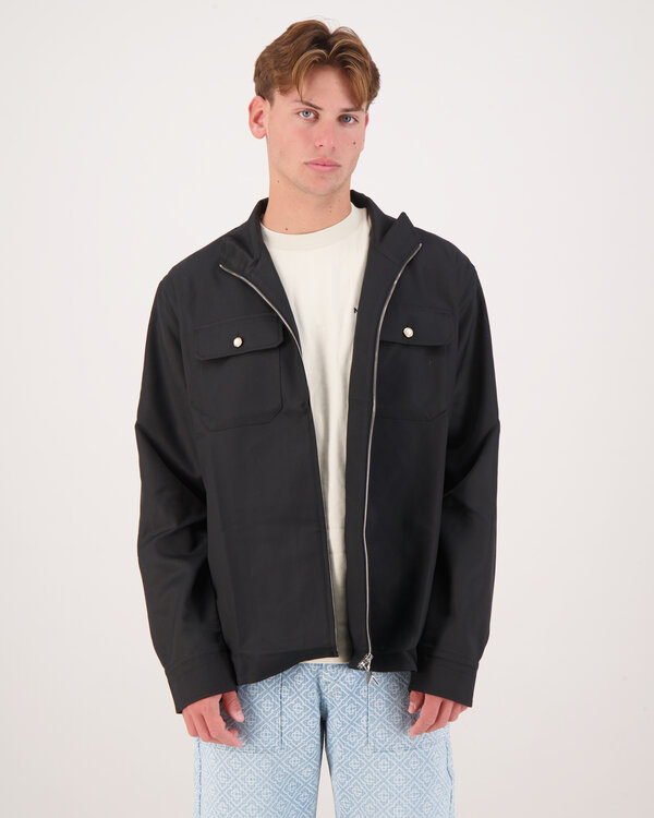 Workwear Shacket Zwart