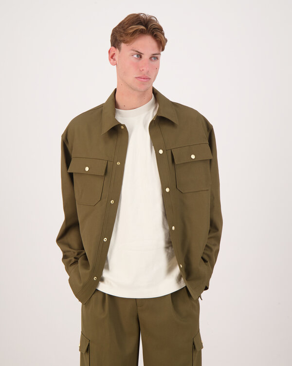 La Surchemise Poches Overshirt Khaki
