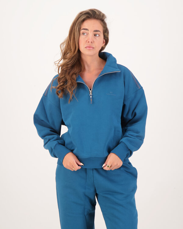 Zendaya Half Zip Blauw