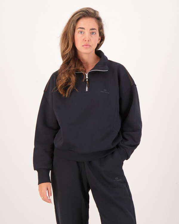 Zendaya Half Zip Zwart