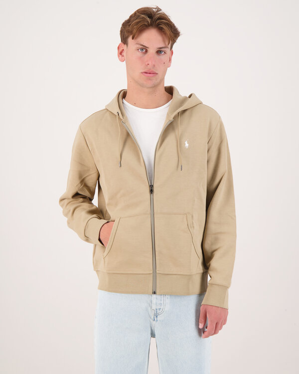 Weste White Logo Beige