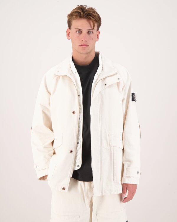 4100002 Short Parka Ivory