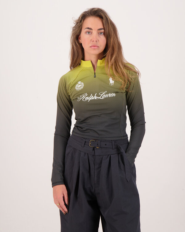 Half Zip Geel