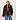 Novi Faux Fur Jas Bruin