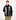 John Sleeveless Down Westen Schwarz